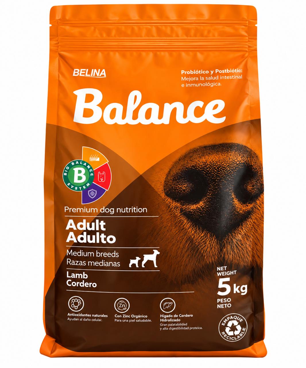 ALIMENTO BALANCE LAMB-RICE ADULTO 5KG