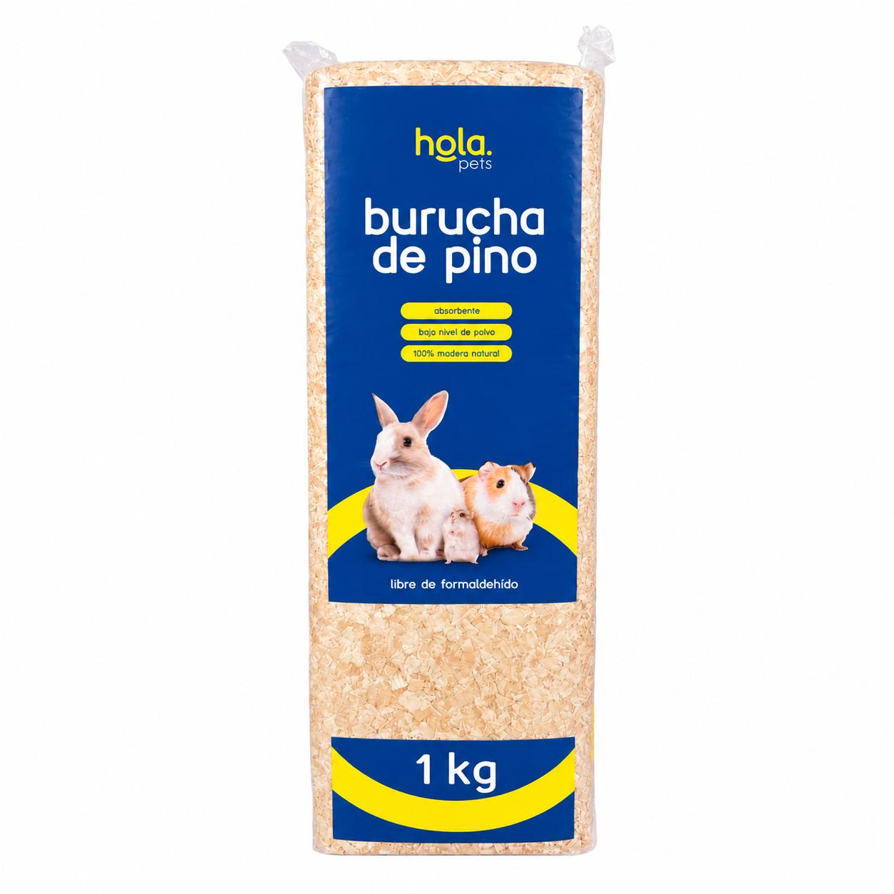 BURUCHA DE PINO NATURAL - 1KG