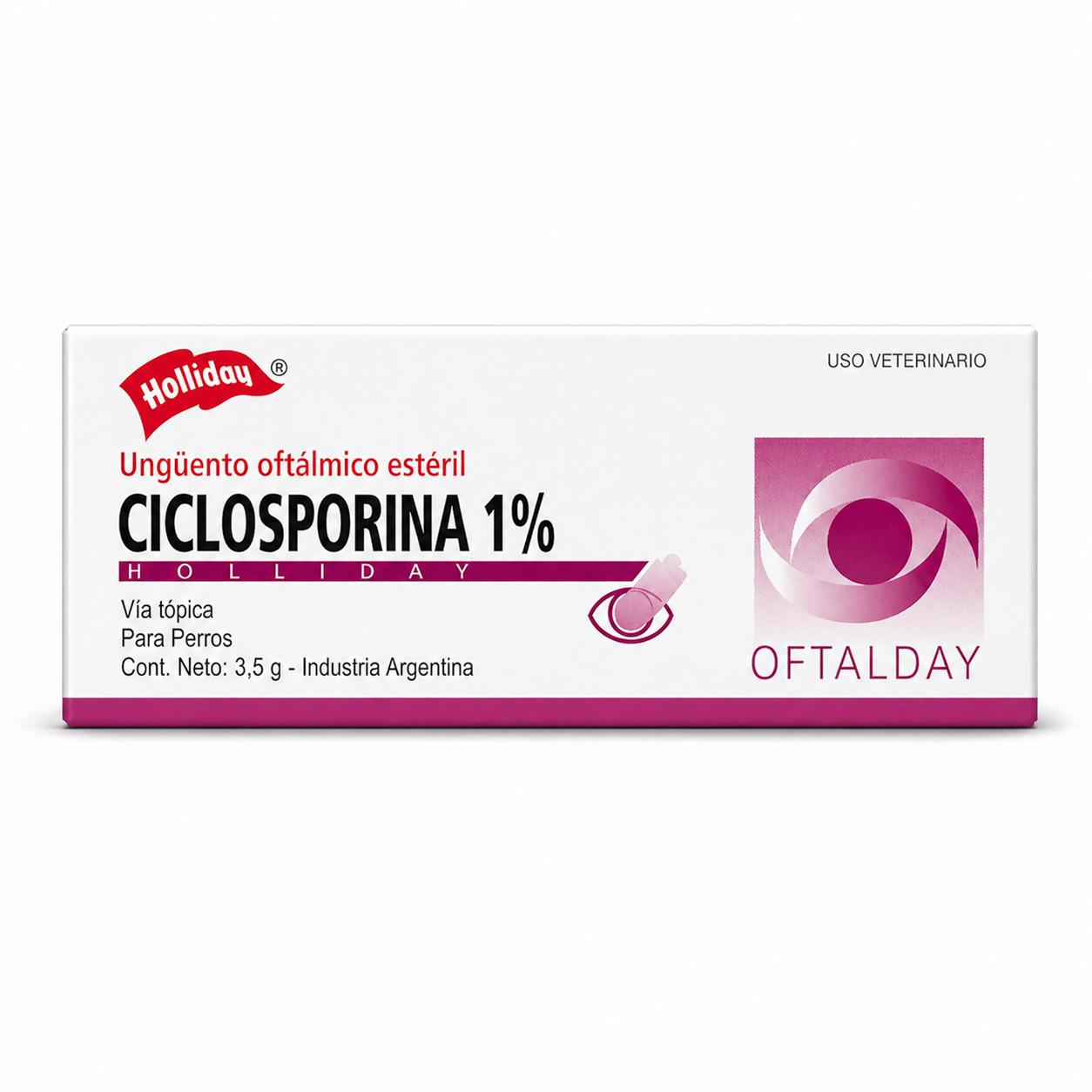 CICLOSPORINA 1% X 3,5G