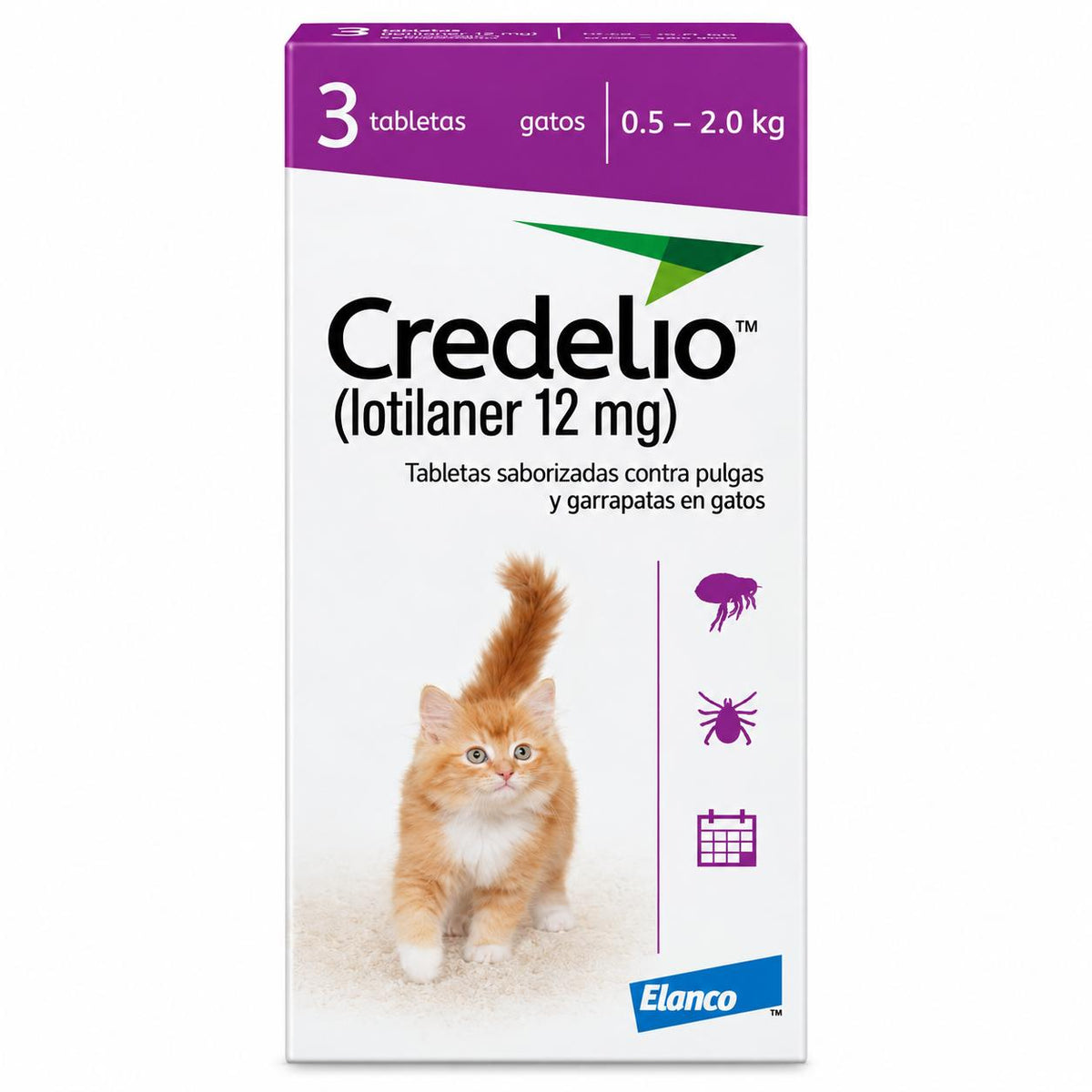CREDELIO CAT 12 MG (0.5-2 KG)