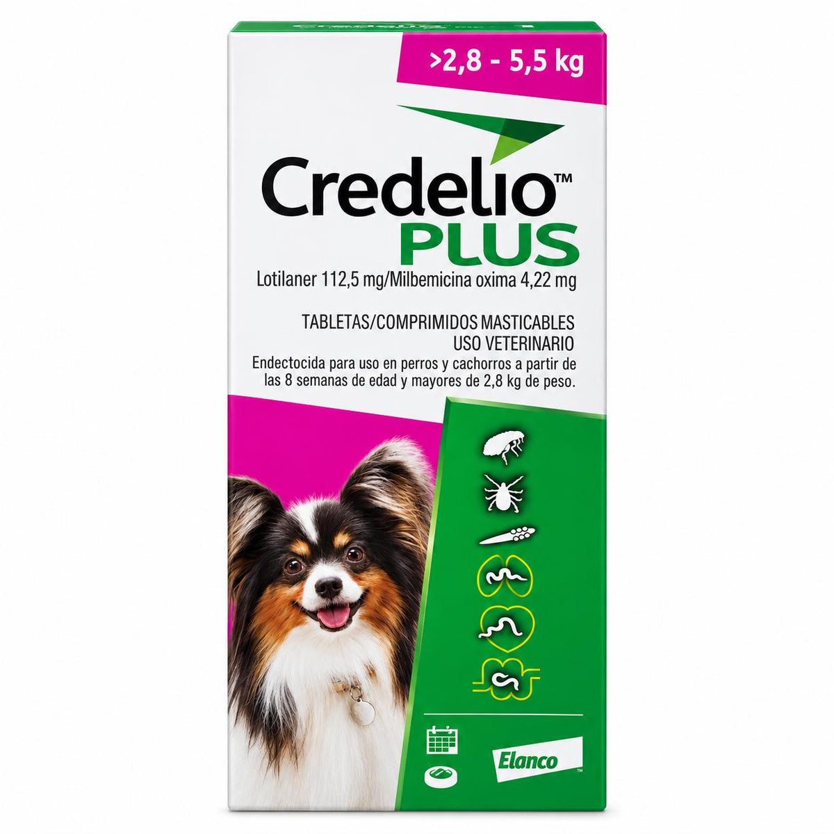 CREDELIO PLUS 112.5 MG (2,5 A 5,5KG)
