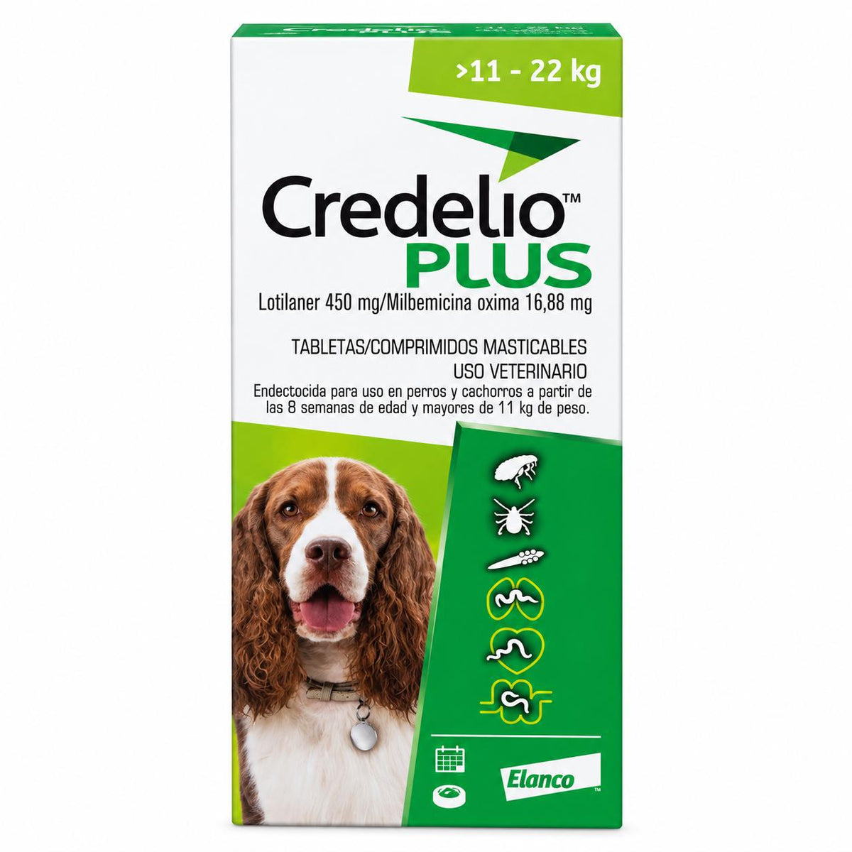 CREDELIO PLUS 450 MG (11 A 22KG)