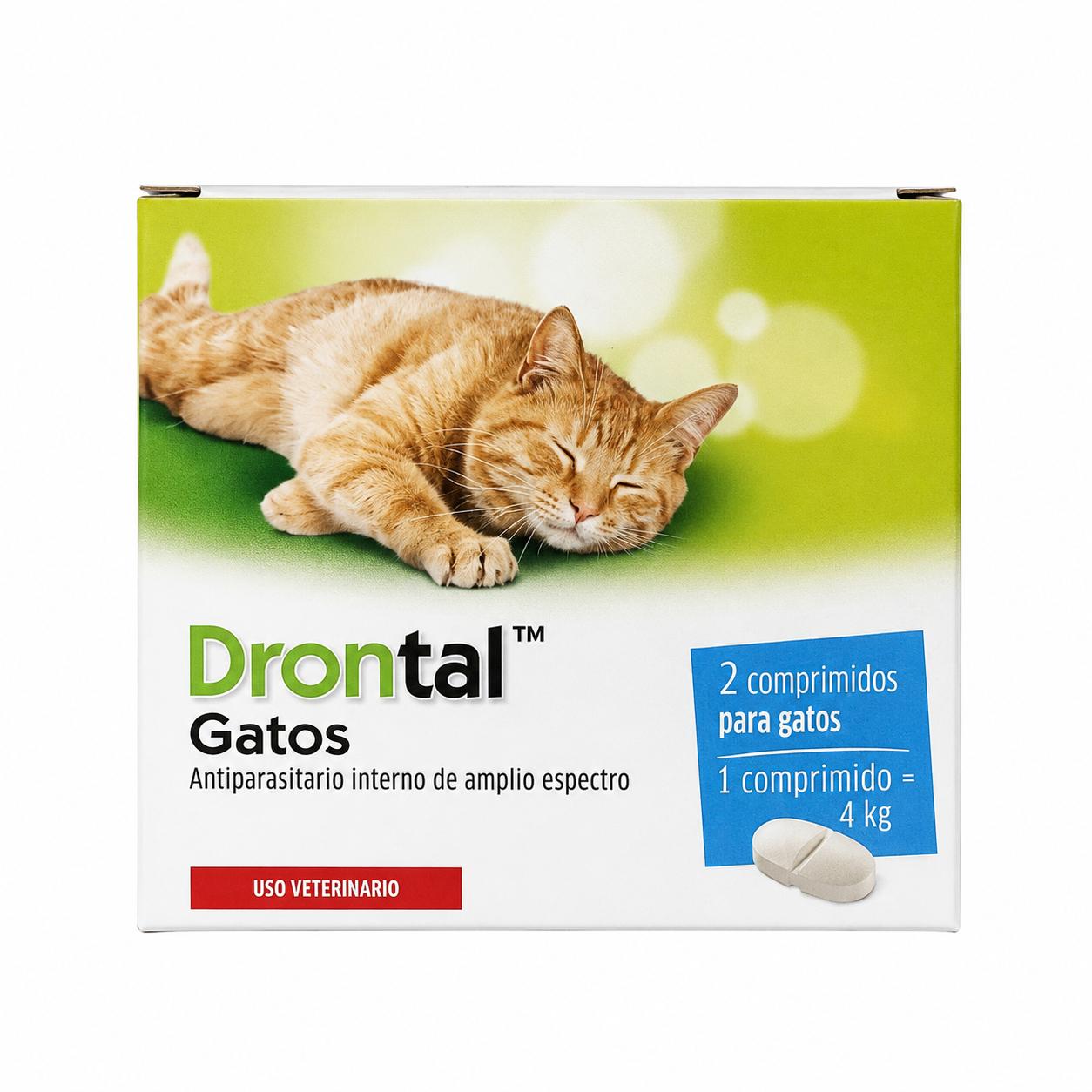 DRONTAL GATO BLISTER (2 TAB)