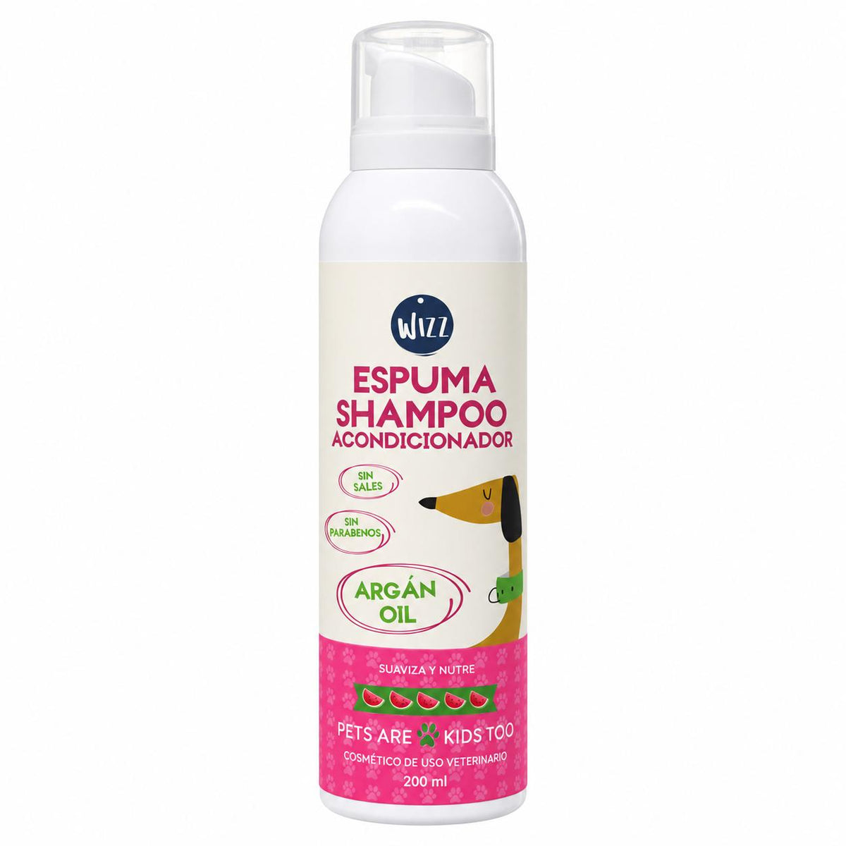 ESPUMA SHAMPOO ACONDICIONADOR SANDIA 200 ML