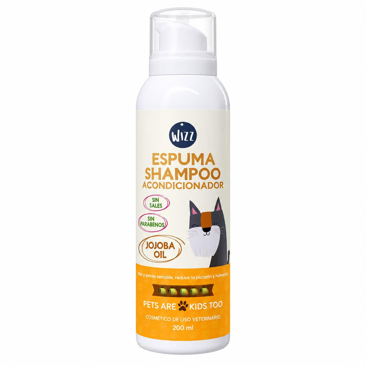 ESPUMA SHAMPOO ACONDICIONADOR  ZACATE LIMON 200ML
