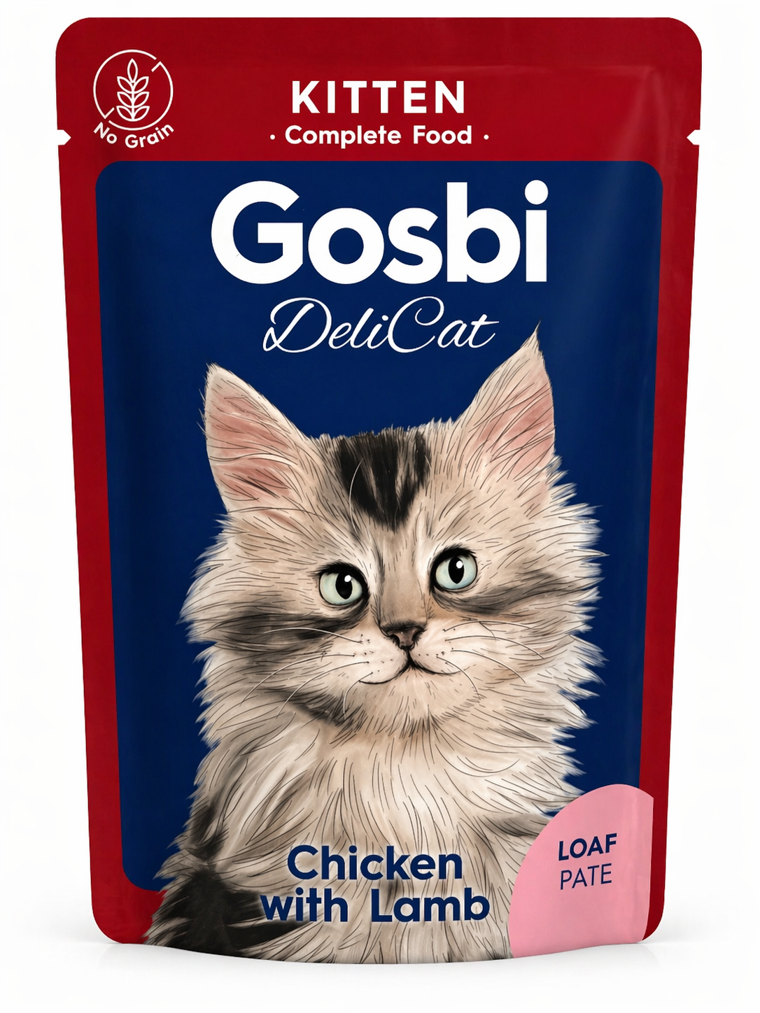 GOSBI DELICAT KITTEN CHICKEN WITH LAMB LOAF 70 G