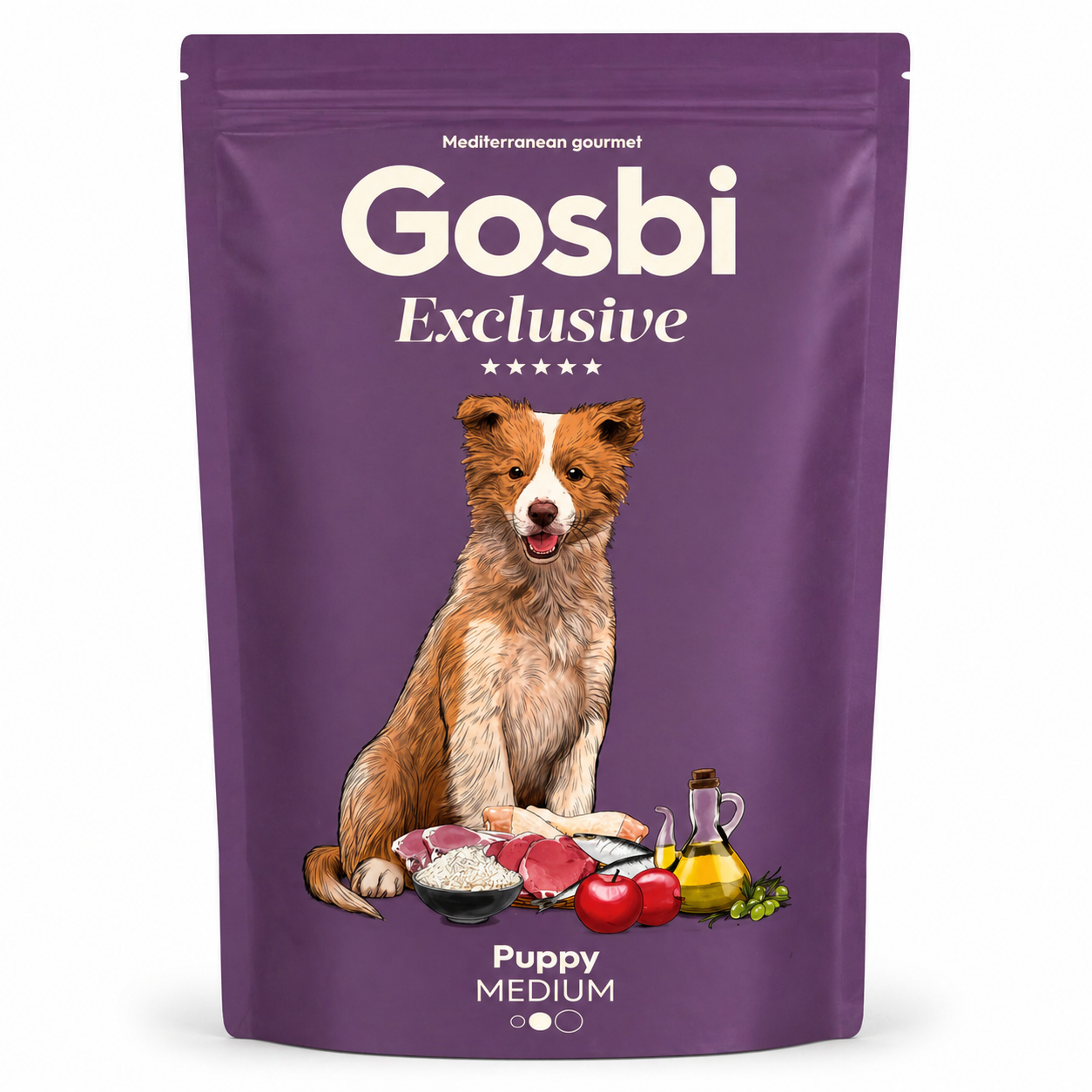 GOSBI EXCLUSIVE PUPPY MEDIUM 3 KG
