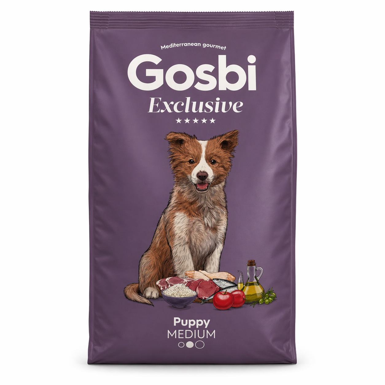 GOSBI EXCLUSIVE PUPPY MEDIUM 500G