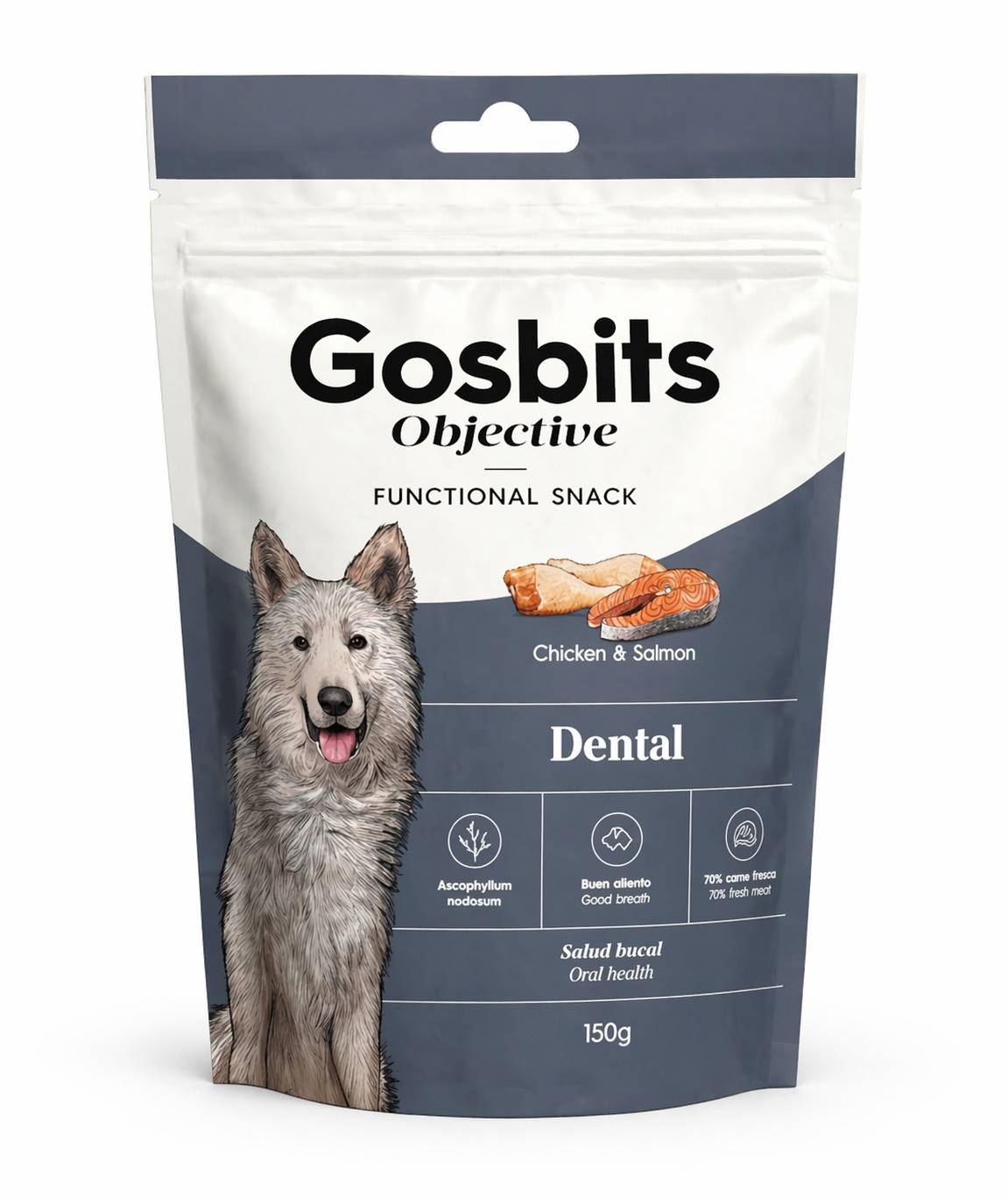 GOSBITS DOG OBJECTIVE DENTAL 150G