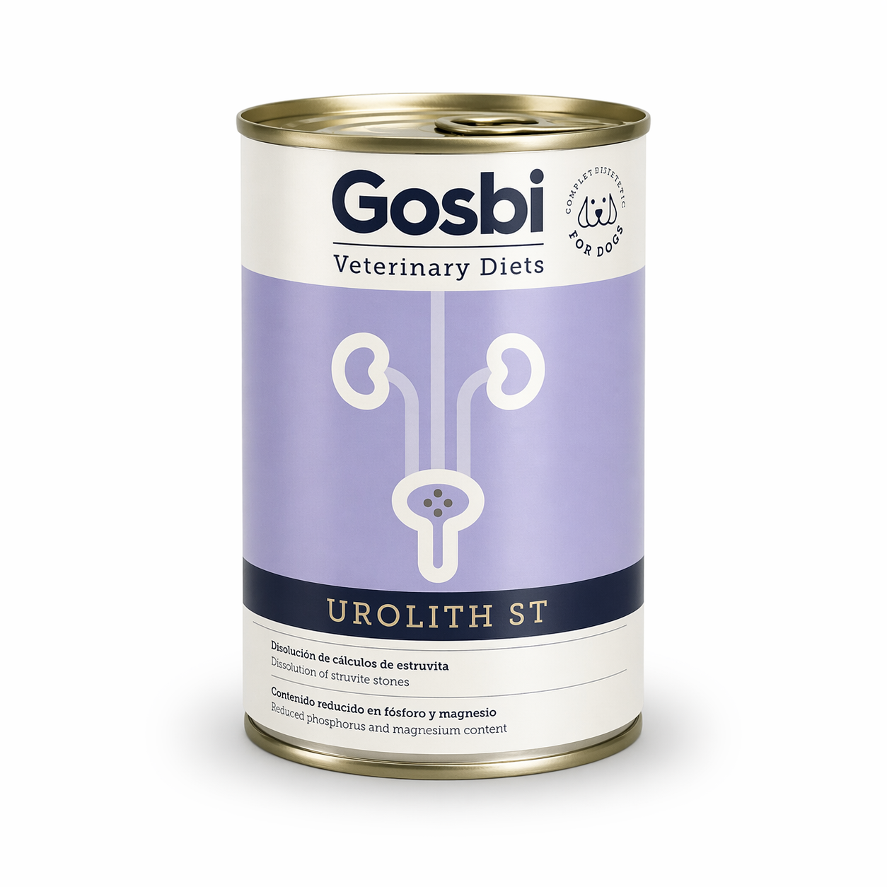 GOSBI VETERINARY DIETS DOG UROLITH ST WET 390G