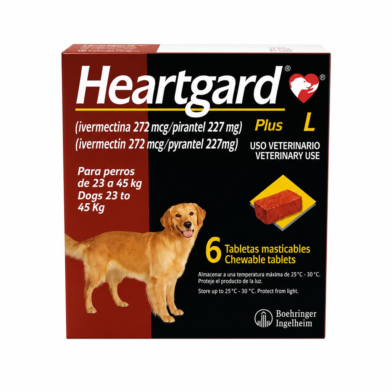 HEARTGARD PLUS L DE 23 A 45 KG
