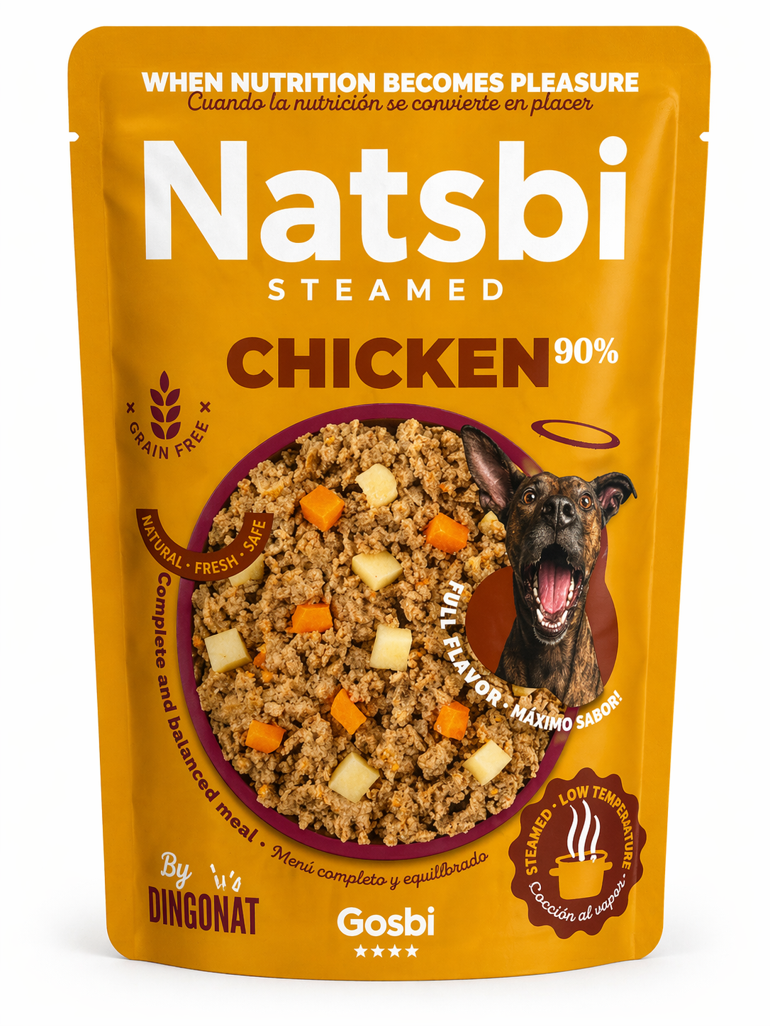 NATSBI STEAMED CHICKEN 500 G