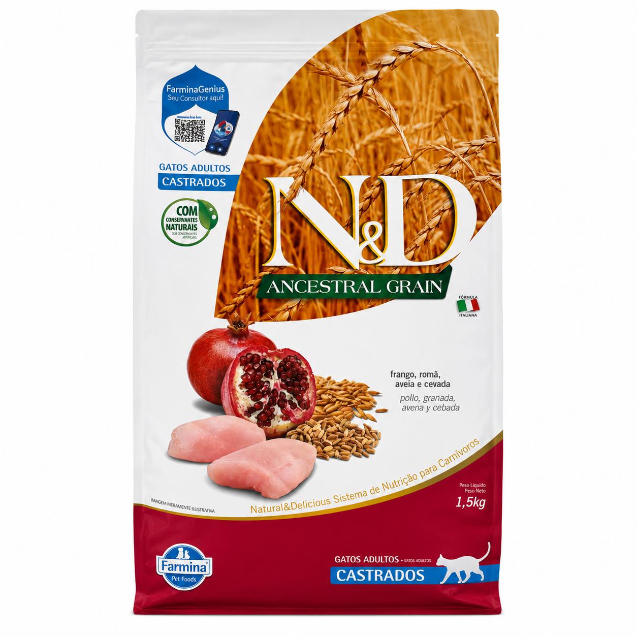 ND ANCESTRAL FELINE CASTRADOS  1.5 KG