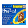 NEXGARD SPECTRA S.(3.6 A 7.5 KG.UNIDAD) AMARILLO
