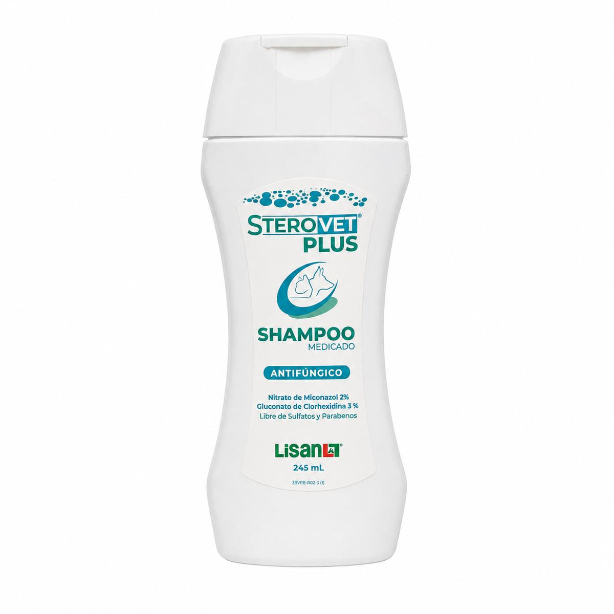 SHAMPOO STEROVET PLUS X 245ML
