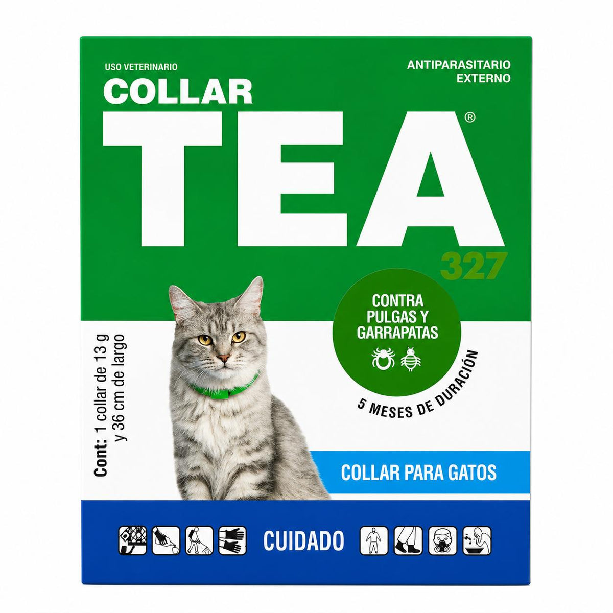 COLLAR TEA 327 CONTA PULGAS GATO X 13 G