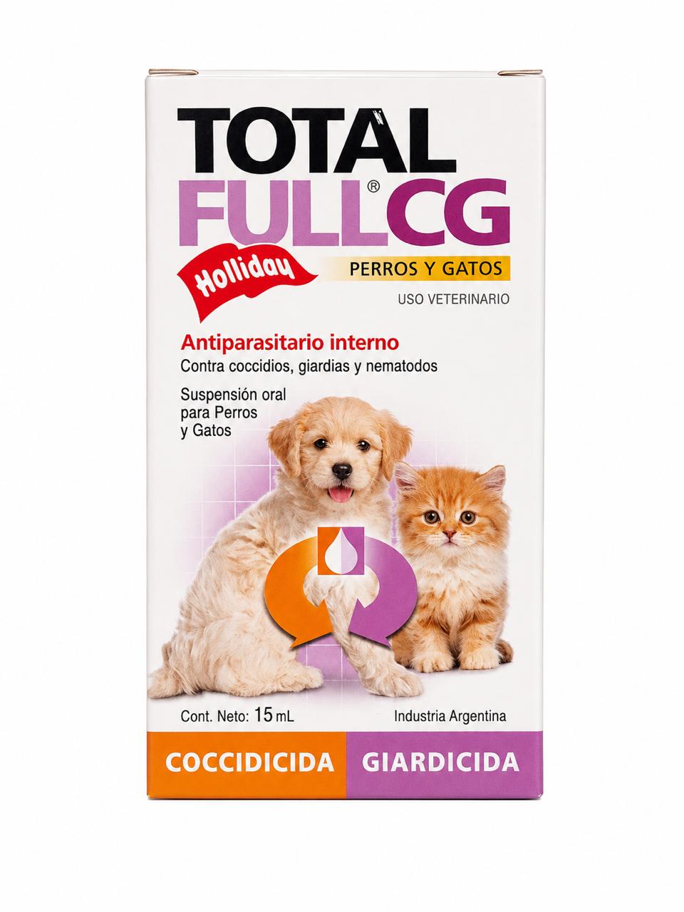 TOTAL FULL CG PERROS Y GATOS X 15 ML.