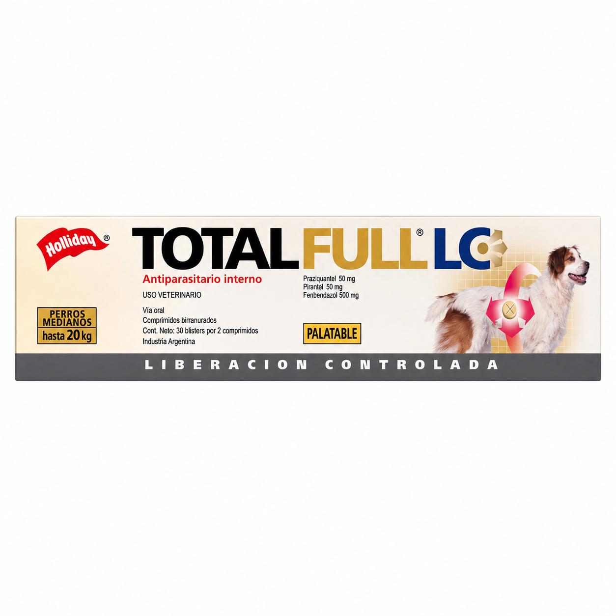 TOTAL FULL LC PERROS MEDIANOS 2 COMPRIMIDOS