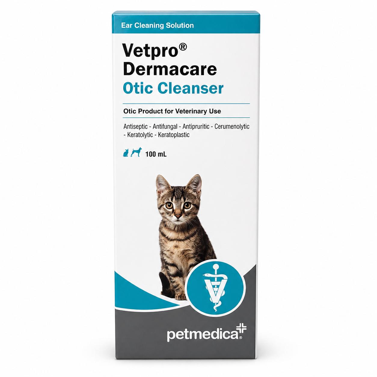 VETPRO DERMACARE OTIC CLEANSER X 100ML