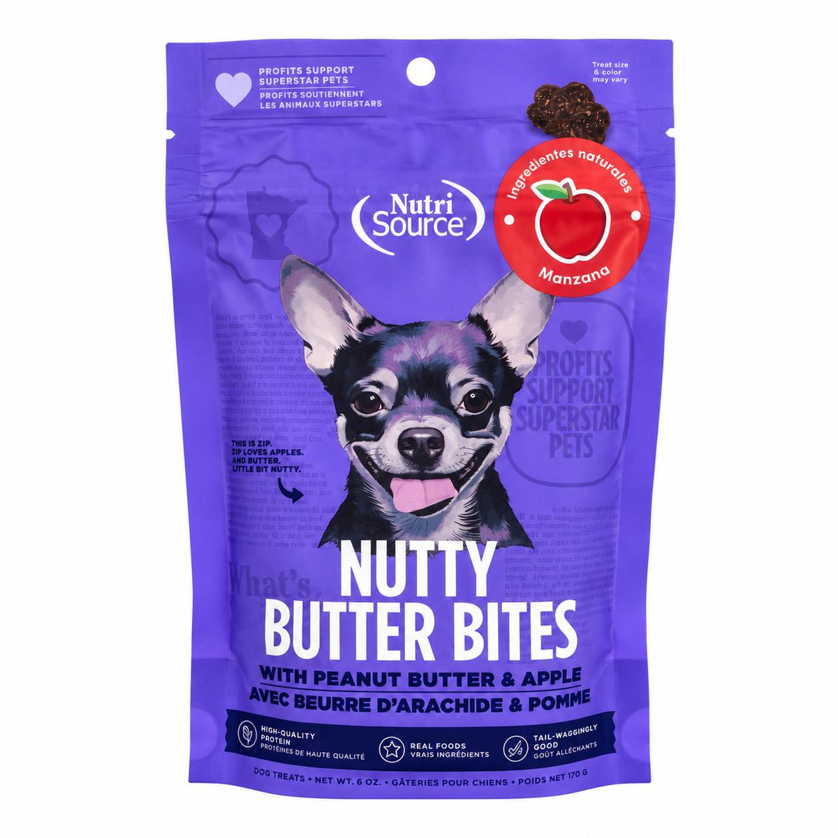 TREAT NS NBB PEANUT BUTTER APPLE 170G